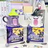 Halloween Ghost Mug Elf-shaped Ceramic Mug with Lid Coffee Mug Girl Birthday Gift Souvenir