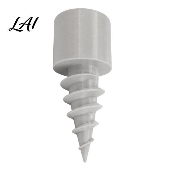Camping Beverage Holder Beach Sand Cup Holder Stable Spiral Screw-in Stake 3D Outdoor Spike Print Portable Coaster for Lawn Picnic And Ground Stake