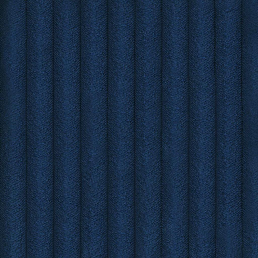 Chaise Longue Navy Blue Corduroy