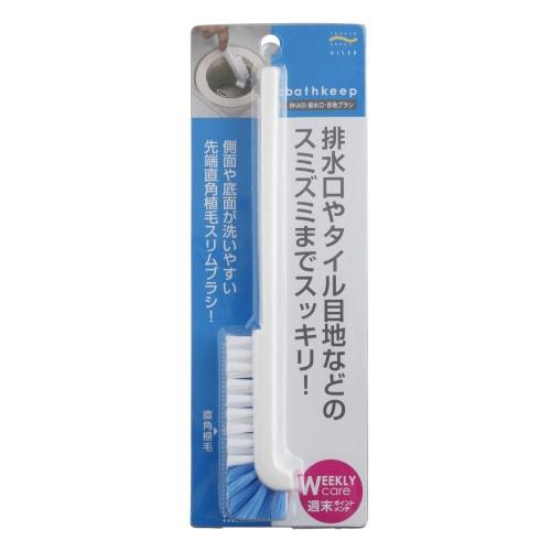 Aisen Industrial Aisen Drain and Grout Brush, Tile Grout Brush BKA05, White, Size: Approx. 2 X 22.8 X 3.3 Cm