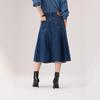 Levi's Женская джинсовая юбка А-силуэта со складками