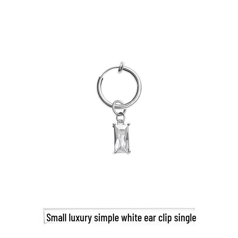 Ретро-серьги высокого класса для мужчин без проколов: Нишевый дизайн и холодный стиль