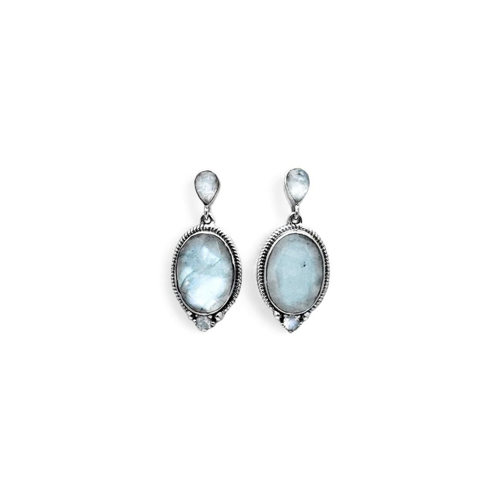 Amethyst Dangle Earrings: 925 Sterling Silver Jewelry