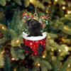 Acrylic Dog Christmas Tree Pendant Good-Looking Handmade Dog Christmas Ornament Hanging Cartoon Christmas Decoration Office