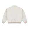 Converse Baseball Jacket Women's Milk White (Unisex) Baseball Jackets 10027242 A02