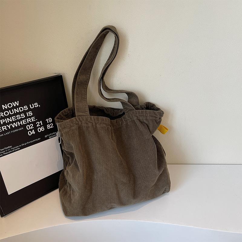 Новая вместительная сумка на плечо с завязками, легкая и простая сумка Bento