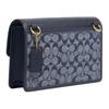COACH Turner Mulberry Silk Plain Weave Fabric Crossbody Bags Medium Men's Denim Blue (Unisex) Crossbody Bags CH828 B4DE
