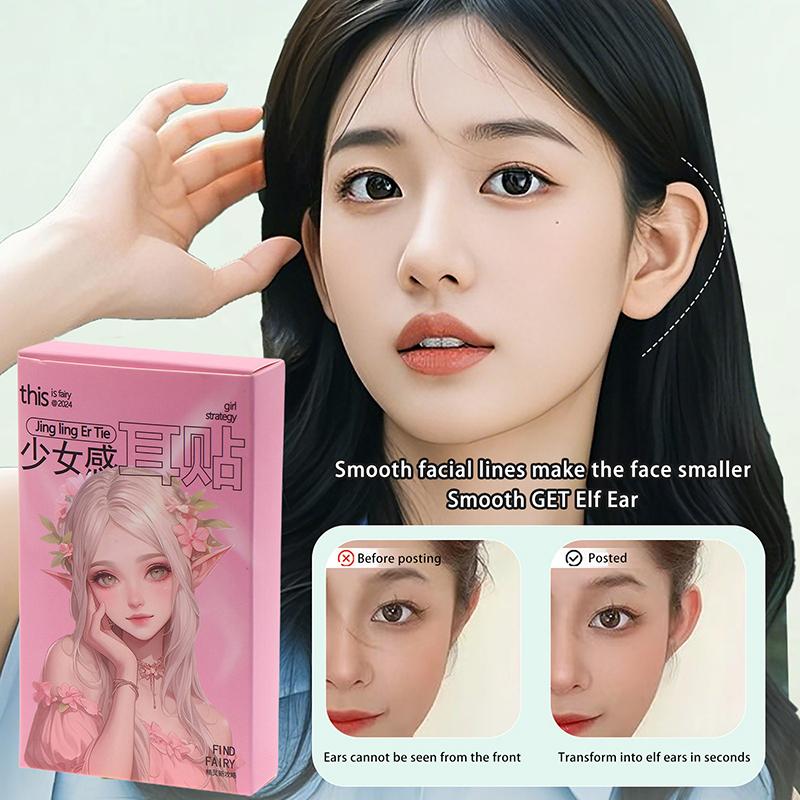 Наклейки для поддержки ушей Elf, невидимые корректоры для ушей, поддерживающие мочки ушей, наклейки для макияжа Elf Ear V-Face, простота использования