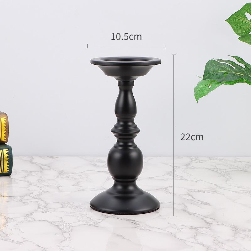 Скандинавский кованый железный подсвечник в форме тыквы с одной головкой, украшение для свадеб и романтической атмосферы