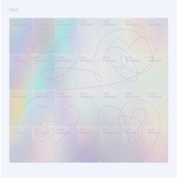 BTS LOVE YOURSELF ANSWER Версия 4 Комбинация набора