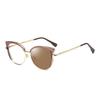 Оправа для очков Cat'S Eye Optical, женские очки с изменяющимся цветом, анти-синий свет, оправа для женщин с плоскими линзами для коррекции близорукости