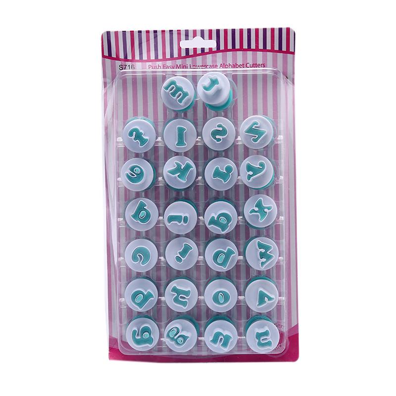 Форма для кексов Инструменты для украшения торта Алфавит Цифра Формочка для печенья Штамп Оттиск