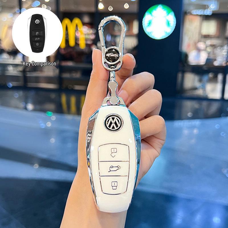 Чехол для ключа для Volkswagen Touareg 2021 года - Подходит для импортных моделей 2017-2021 годов