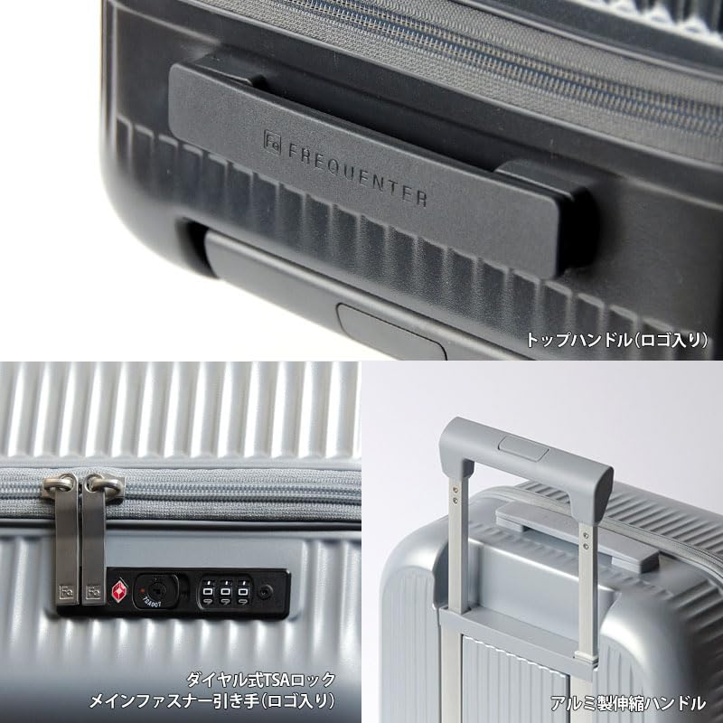 AURA 48см 33л Чемодан Ручная кладь Тихие колеса Тихий Сверхлегкий Ручная кладь S Размер LCC Стильная Милая Сумка для ручной клади Кодовый замок TSA Дорожная сумка Легкий [Frequenter]