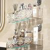 Bathroom Comb Storage Rack Perforation-free Bathroom Hanging Basket Wall Hanging Toilet Washstand Shaver Toothbrush Storage Container