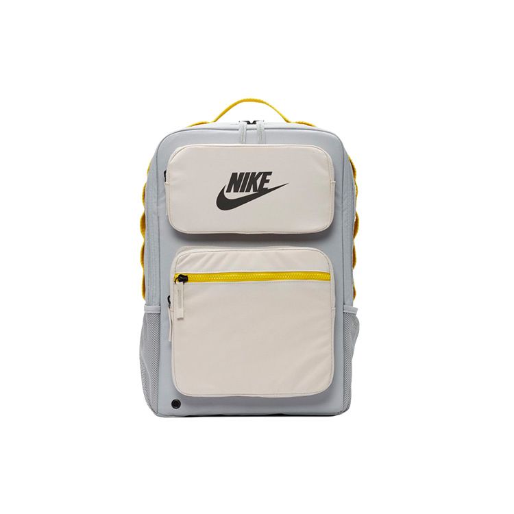 Nike Future Pro Простой повседневный полиэстеровый рюкзак Обычный мужской рюкзак Светло-серый BA6170-077