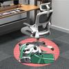1pc Panda Package Office Round Area Rug, Indoor Mat Suitable For Office, Under Office Chairs Bedroom Living Room Home Decor, Room Deco, 071