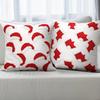 Christmas Decorative Cushion Holiday Party Living Room Sofa Cushion Tufted Loop Velvet Towel Embroidered Cushion Pillow Cover