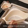 Suction Cup Sink Drain Basket Triangular Sponge Rag Storage Box Gifts Kitchen Sink Trash Boxes