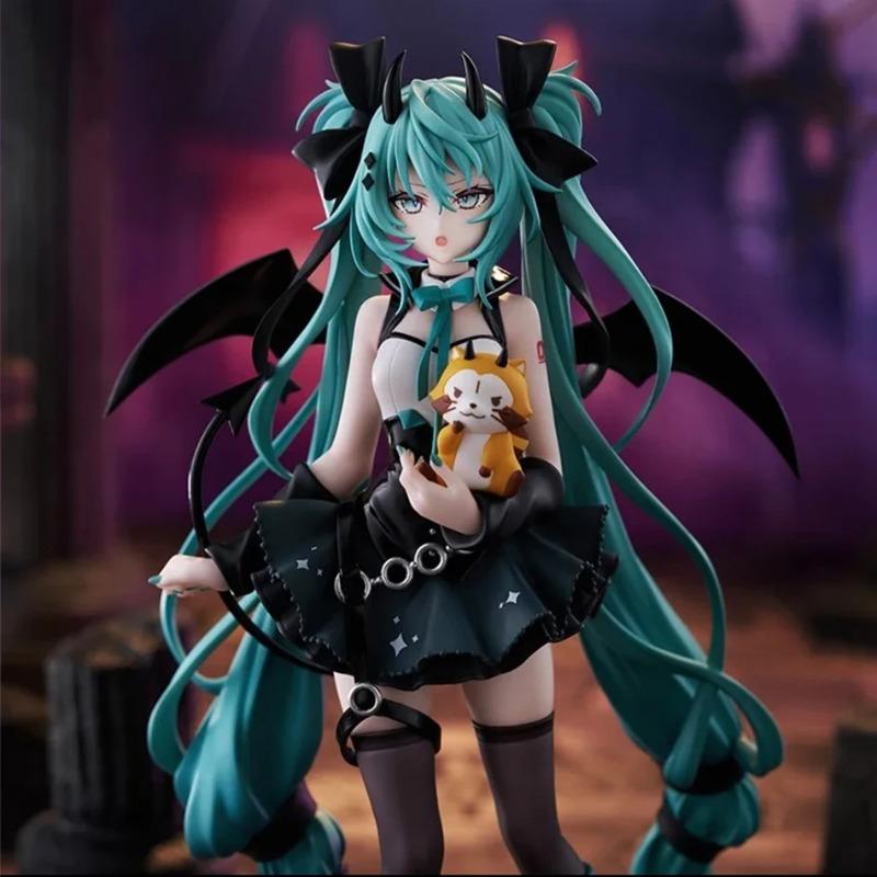 Little Devil Vocaloid Star Dark Angel Raccoon Animation Figure POLYVINYL CHLORIDE Tabletop Miniature Decoration Piece Desk Decor for Animation