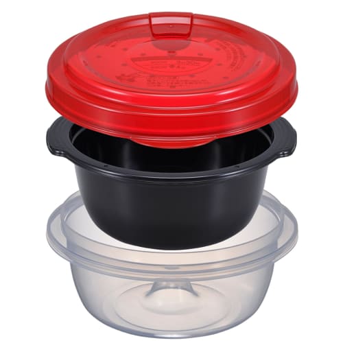 Ebisu Prime Pack Stack Premium Rice Storage Containers, Large Serving, 2-Pack, PPS-6211