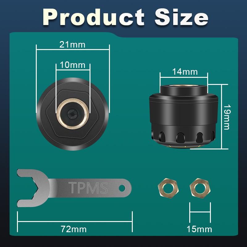 Мотоцикл Автомобиль Система мониторинга давления в шинах TPMS Bluetooth 5.0 Датчик давления в шинах Предупреждение о температуре Монитор Манометр