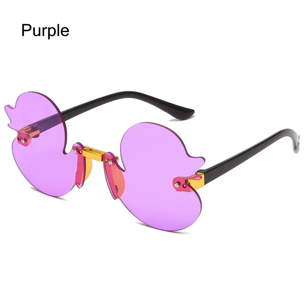 Colorful Children's Sunglasses UV400 Protection Party Decorative Glasses Rimless Shades  for Kids