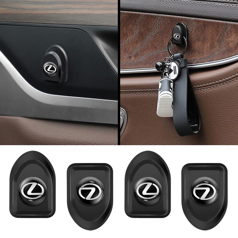 1/2/4PCS Car Styling Self Adhesive Mini Storage Hooks Accessories For Lexus EX300H RX450H IS300H ES300H NX RX GS Al20 LX GX