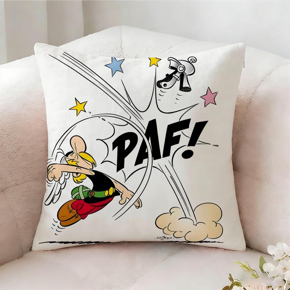 A-Asterixs Animation Film Pillow Case Pillowcase, Double-Sided Printed, Sofa Cushion, Bedroom Headboard Pillow