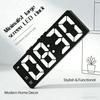 Mute Electronic Table Clock, Voice Activated Dual Alarm Clock, 12/24 Hour & Temperature Display for Student Use