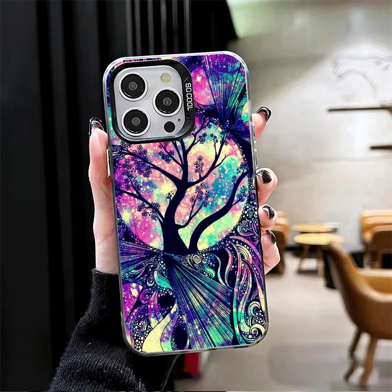 Mandala Sunflower Dreamy Style Soft Phone Case for iPhone 15 16 17 Pro Max 17Air 16E 14 Plus 13 12 Mini Shockproof Cover Back Sh