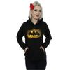 DC Comics Womens/Ladies Batman Spray Logo Hoodie