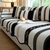 Light Luxury High-end Sofa Cushion 2025 New Four-season Universal Fixed Non-slip Straight-row Leather Sofa Cover Cushion