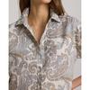 Рубашка с коротким рукавом в стиле пейсли свободного кроя Lauren Ralph Lauren Wmlrshtsn820151100