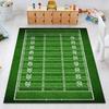 Football Carpet Interesting Sports Noise Scene Design Machine Anti-slip Printing Washable Reduction Playing Football