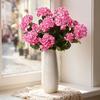 New Product Ideas Artificial Geranium Flowers Silk Floral Ornaments Home Living Room Wedding Decor