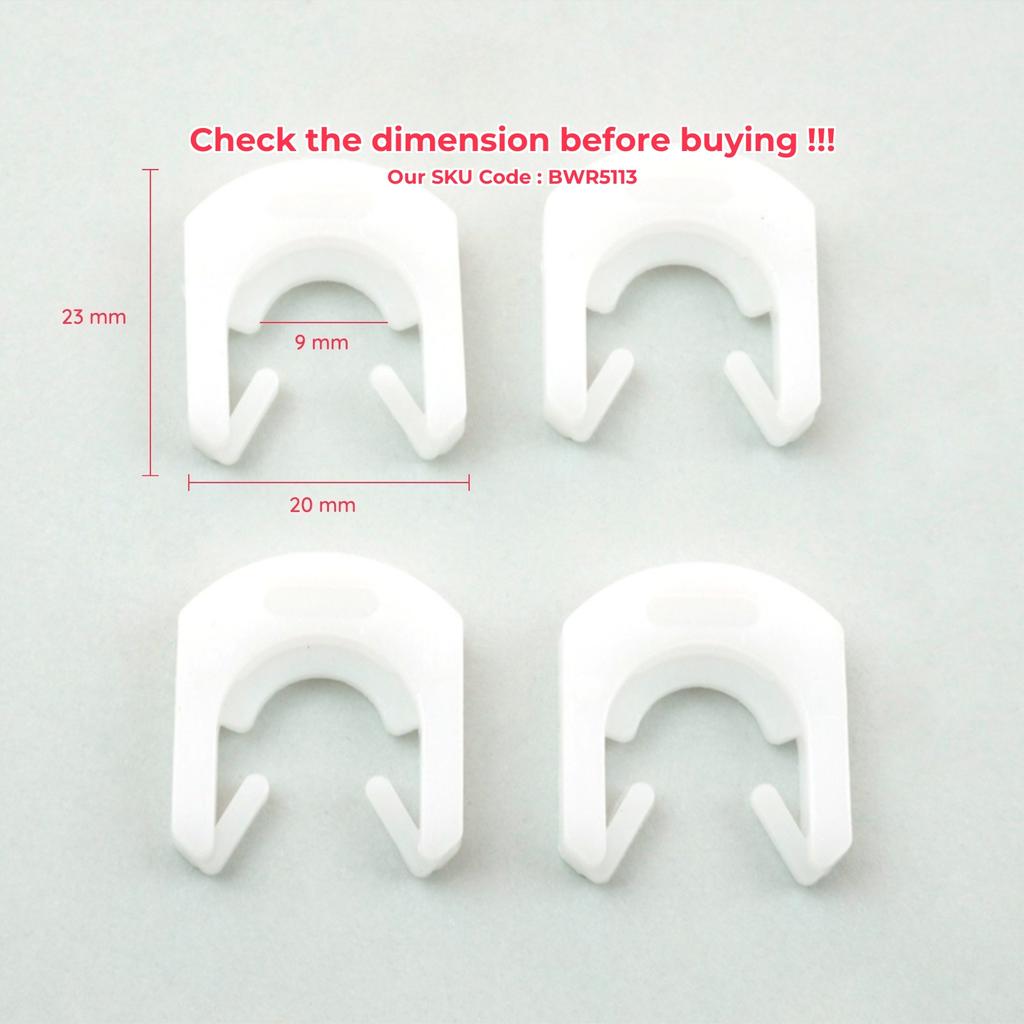 EWR5113 4 Pieces Door Lock Fixer Bracket Clamp Clips for Peugeot 106 306 405 406 Citroen AX Saxo ZX XM 915953