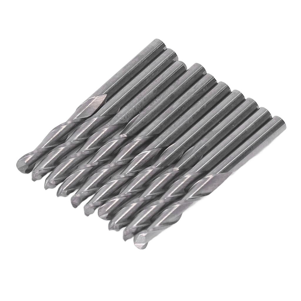 Набор концевых фрез HSS CNC Спиральная фреза-шарик для гравировки черновой обработки дерева 18 дюймов