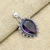 Аметист Камень Ручная Работа Ювелирные Изделия из Стерлингового Серебра 925 Пробы Красивый Кулон для Дня Благодарения