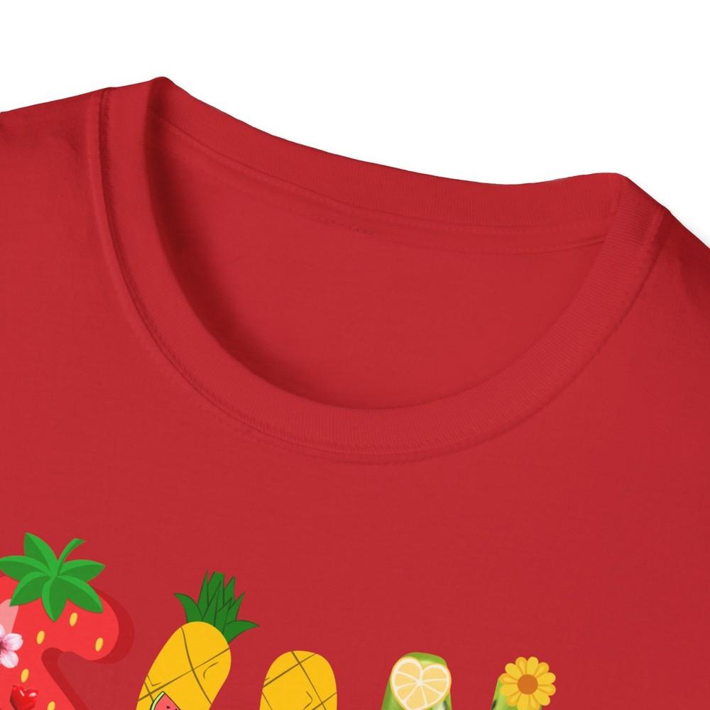 Sunkissed Tropical Fruit Letters Tshirt Summer Vacation Tee