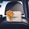 Bow Flower Car Tissue Box Hanging Type Paper Organizer Storage Bag  for Car Back Seat
