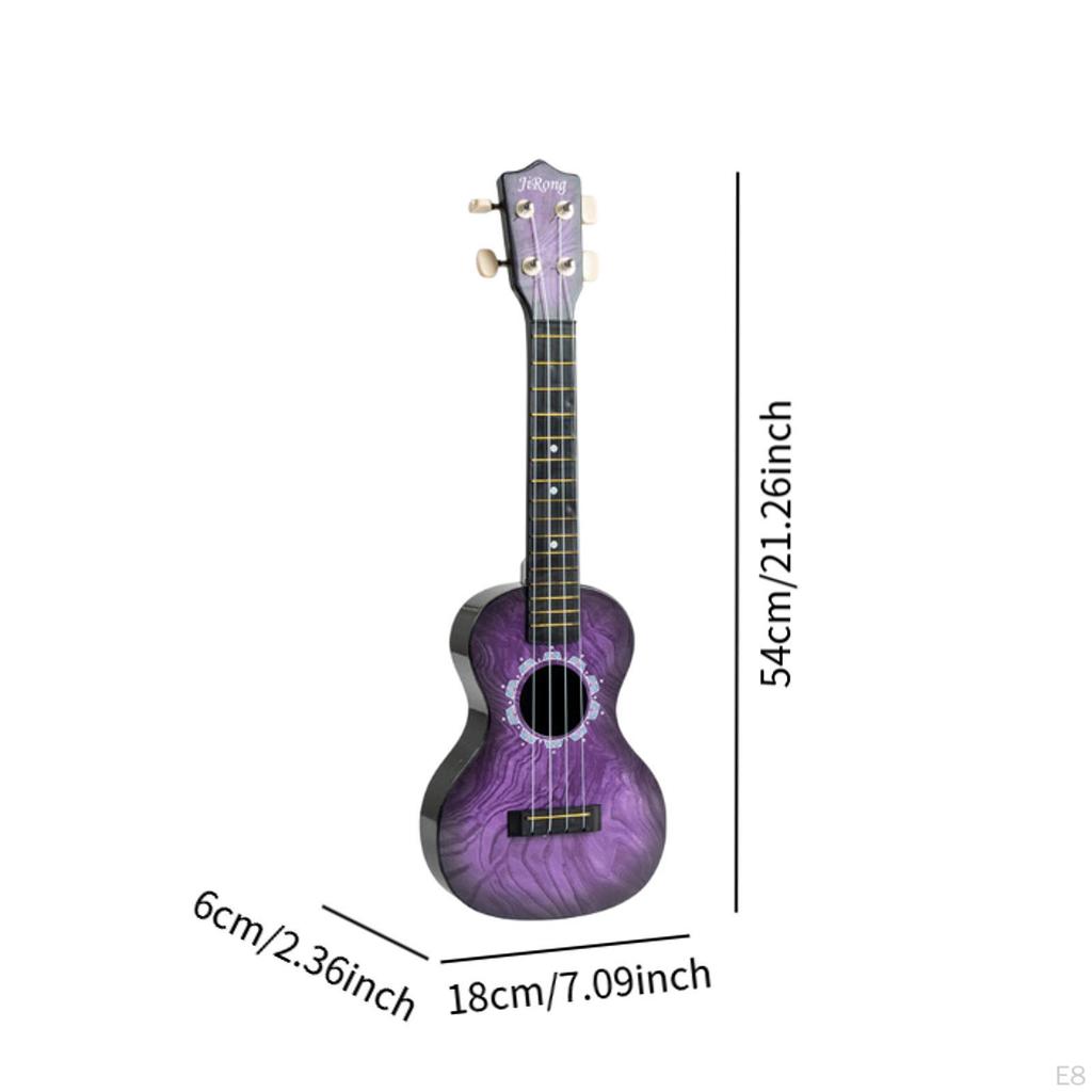 Детская музыкальная игрушка укулеле, четырехструнная гитара, легкий инструмент для маленьких учеников