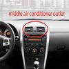 Dashboard Front Central Control Air Outlet Replace For Toyota Corolla 2008-2013