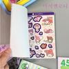 Sanrio Mini Sticker Book 450P Cinnamoroll Kuromi My Melody Pochaco Kitty, a Popular Character In Korea