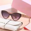 European and American retro style Y2K unisex fashionable sunglasses for summer sun shading, sun protection, UV protection, light