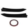 Car Rear Bumper Lip Diffuser Glossy Black Tail Side Skirt Lip Splitter for 3 Series F30 M Tech 2013 2019