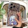 Чехол для телефона: 2D плоский дизайн, подходит для iPhone 18 17 16 15 14 13 Pro, прозрачный с защитой углов, малина, рождественский и хэллоуинский подарок