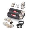 Для Ducati 848 1098 1198 Все Годы Левый и Правый Мотоциклетный Выхлоп Средняя Соединительная Труба Слип-он 51мм Глушитель DB Killer Нержавеющая Сталь