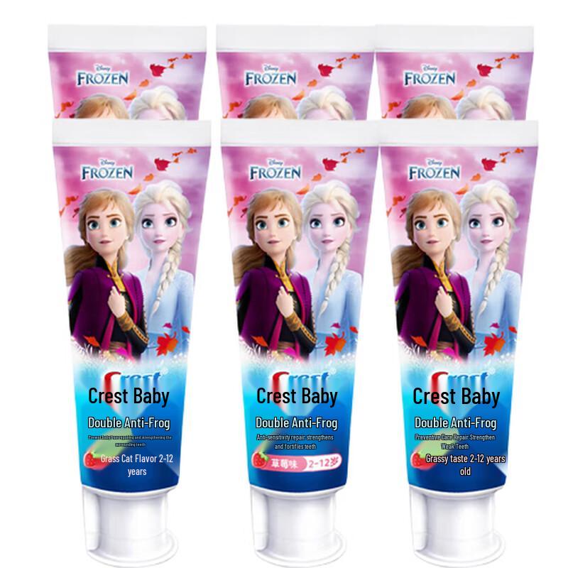 Crest Frozen Kids Fluoride Toothpaste, Strawberry Flavor