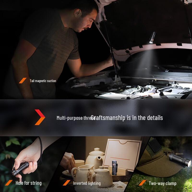 Fenix E18R V2.0 Compact 1200 Lumen EDC Flashlight